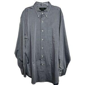 Lauren Ralph Lauren Classic Fit Shirt Men's 16 1/2  32/33‎ Button-Down Gray E10